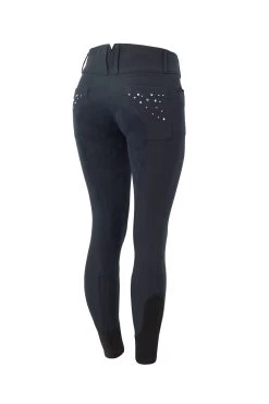 Horze Women's Leather Full Seat Breeches With Crystal Pockets 20 Horze Women's Leather Full Seat Breeches With Crystal Pockets -Sports - Equestrian Riding Shop 36959 VDB 1