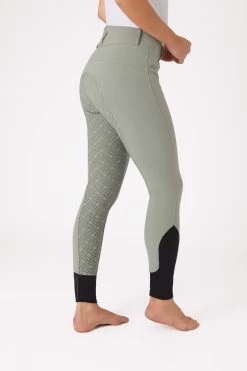 Horze Women's High Waist Breeches With Silicone Full Grip -Sports - Equestrian Riding Shop 36962 lg 02