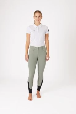 Horze Women's High Waist Breeches With Silicone Full Grip -Sports - Equestrian Riding Shop 36962 lg 03