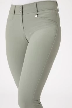 Horze Women's High Waist Breeches With Silicone Full Grip -Sports - Equestrian Riding Shop 36962 lg 05
