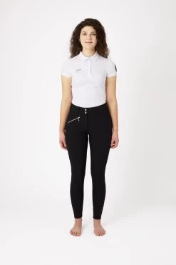 Horze Women's High Waist Full Grip Breeches With Crystals 24 Horze Women's High Waist Full Grip Breeches With Crystals -Sports - Equestrian Riding Shop 36963 bl 03