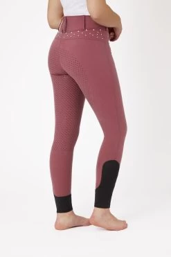 Horze Women's High Waist Full Grip Breeches With Crystals 37 Horze Women's High Waist Full Grip Breeches With Crystals -Sports - Equestrian Riding Shop 36963 hpu 02