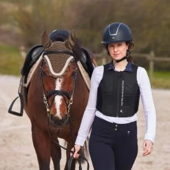 Horze Julius Back Protector Riding Vest 11 Horze Julius Back Protector Riding Vest -Sports - Equestrian Riding Shop 37049 BL 4