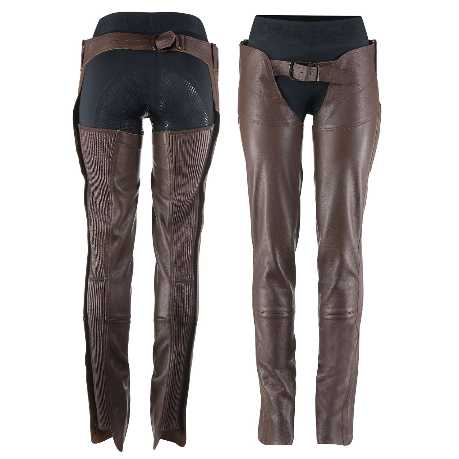 Horze Blake Leather Full Chaps 11 Horze Blake Leather Full Chaps - Image 9