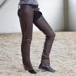 Horze Blake Leather Full Chaps 30 Horze Blake Leather Full Chaps -Sports - Equestrian Riding Shop 37259 DBR 6