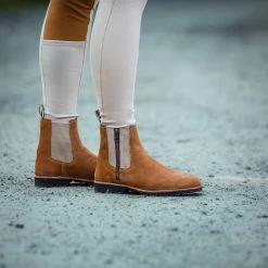 Horze Women's Kensington Suede Jodhpur Boots -Sports - Equestrian Riding Shop 38063 LBR 8
