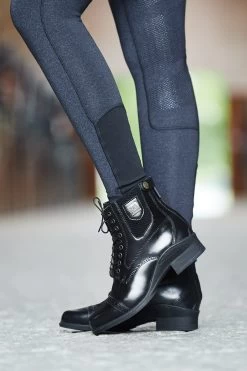 B Vertigo Women's Jupiter Front-Lace Leather Jodhpur Boots -Sports - Equestrian Riding Shop 38093 BL 8