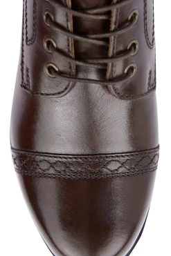 B Vertigo Women's Jupiter Front-Lace Leather Jodhpur Boots -Sports - Equestrian Riding Shop 38093 DBR 6