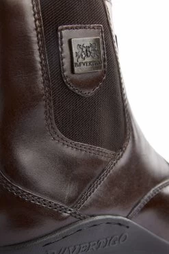 B Vertigo Women's Saturn Front-Zip Leather Jodhpur Boots -Sports - Equestrian Riding Shop 38097 DBR 6