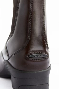 B Vertigo Women's Saturn Front-Zip Leather Jodhpur Boots -Sports - Equestrian Riding Shop 38097 DBR 7