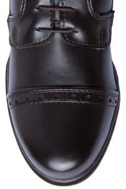 Horze Kilkenny Lux Women's Winter Jodhpur Boots With Brogue Detail -Sports - Equestrian Riding Shop 38167 DBR 6