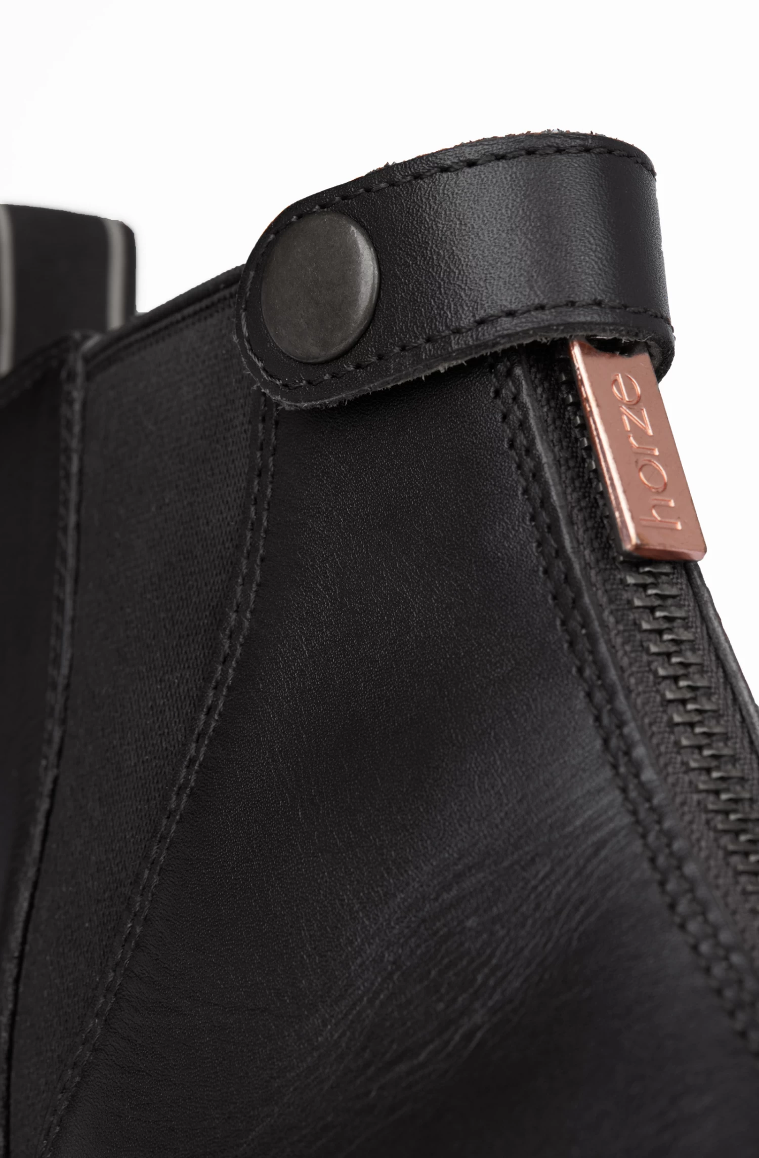 Horze Rose Leather Jodphur Boots With Front Zipper 8 Horze Rose Leather Jodphur Boots With Front Zipper - Image 6