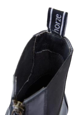 Horze Women's Leather Jodhpur Boots With Front Zip -Sports - Equestrian Riding Shop 38907 BL 7