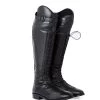 Synthetic Tall Boots With Side Buckle Leg Strap 2 Synthetic Tall Boots With Side Buckle Leg Strap -Sports - Equestrian Riding Shop 39509 099 01
