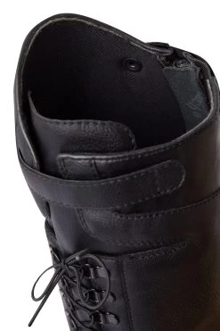 Synthetic Tall Boots With Side Buckle Leg Strap -Sports - Equestrian Riding Shop 39509 099 07