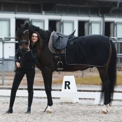 Women's Puffer Riding Jacket With Hood -Sports - Equestrian Riding Shop CP3107 BL 13