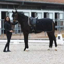 Women's Puffer Riding Jacket With Hood -Sports - Equestrian Riding Shop CP3107 BL 14