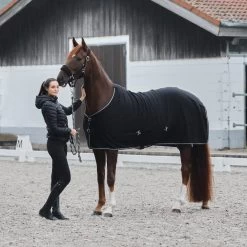 Women's Puffer Riding Jacket With Hood -Sports - Equestrian Riding Shop CP3107 BL 18