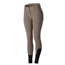 Women's Silicone Full Seat Breeches With Embroidery And Crystals -Sports - Equestrian Riding Shop CP3624 BE 2
