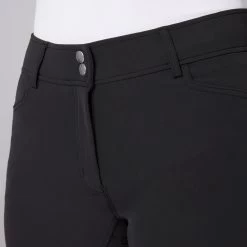 Women's Silicone Full Seat Breeches With Embroidery And Crystals -Sports - Equestrian Riding Shop CP3624 BL 6