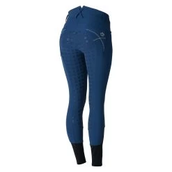 Women's Silicone Full Seat Breeches With Embroidery And Crystals -Sports - Equestrian Riding Shop CP3624 B 3