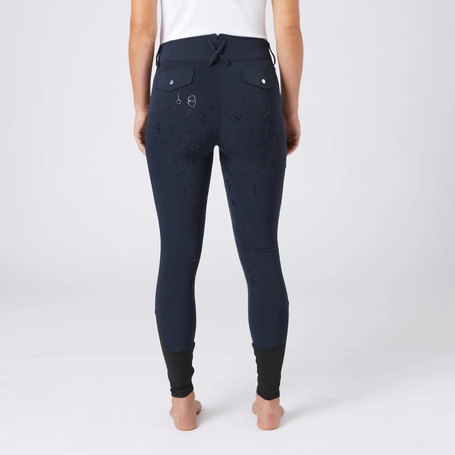 Women's High Waist Bit Print Silicone Full Seat Breeches 13 Women's High Waist Bit Print Silicone Full Seat Breeches - Image 11