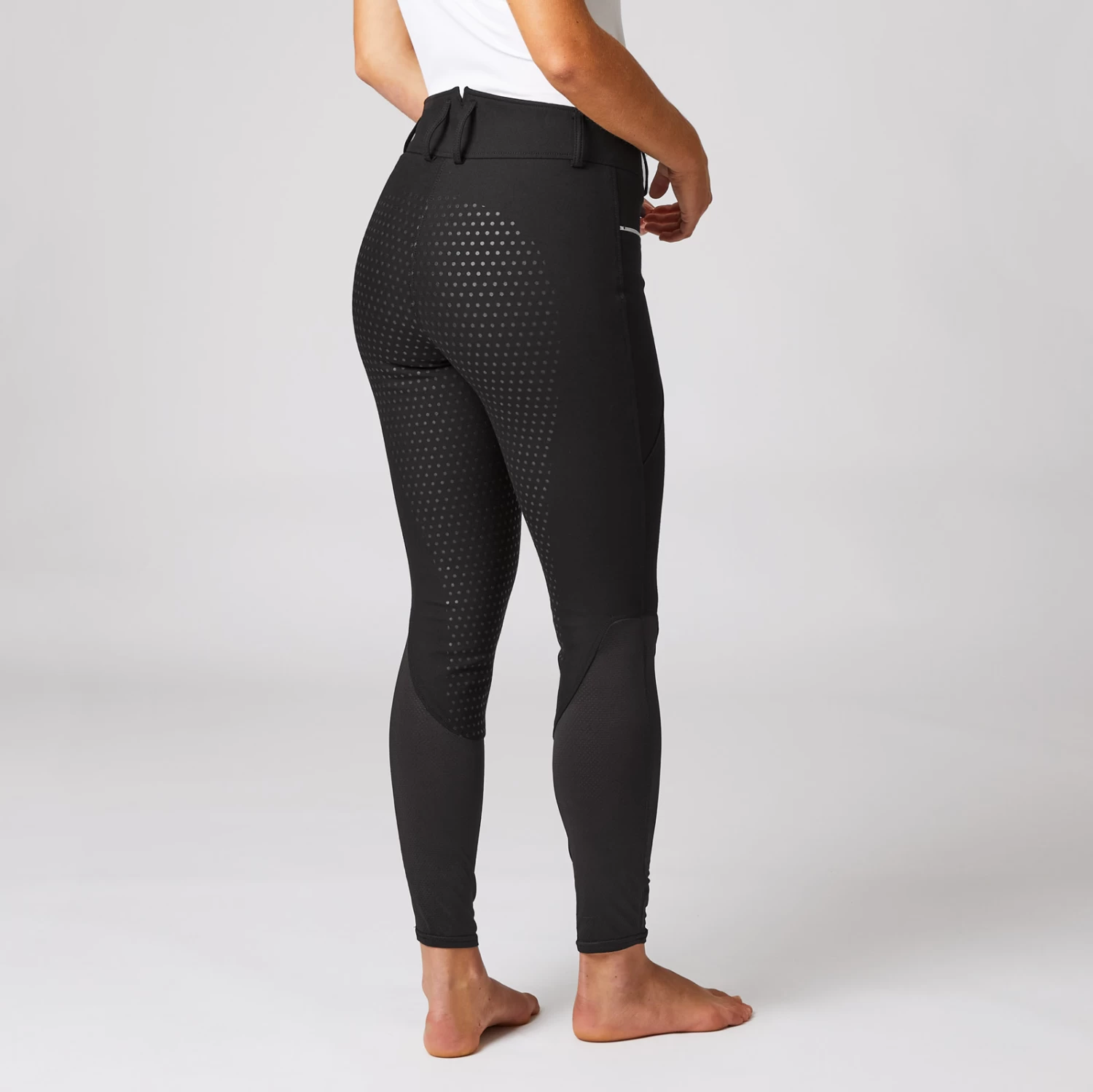 Women's High Waist Full Seat Breeches With Mesh 12 Women's High Waist Full Seat Breeches With Mesh - Image 10