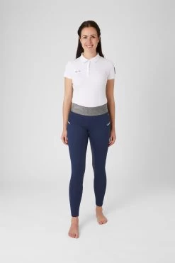 Full Seat Riding Tights For Women With Glitter Waist -Sports - Equestrian Riding Shop CP3672 DB 3