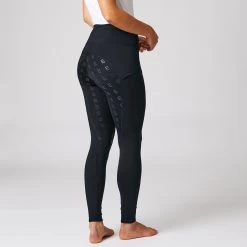 Women's Riding Tights With Silicone Full Seat And High Waist 29 Women's Riding Tights With Silicone Full Seat And High Waist -Sports - Equestrian Riding Shop CP3675 DB 1