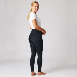 Women's Riding Tights With Silicone Full Seat And High Waist 30 Women's Riding Tights With Silicone Full Seat And High Waist -Sports - Equestrian Riding Shop CP3675 DB 2