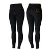 Women's Denim High Waist Full Seat Breeches -Sports - Equestrian Riding Shop CP3680 BL 1