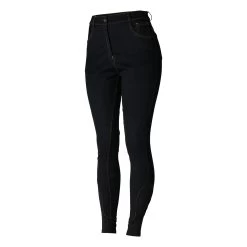 Women's Denim High Waist Full Seat Breeches -Sports - Equestrian Riding Shop CP3680 BL 2