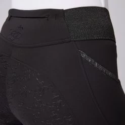 Women's Full Seat Riding Tights With Glitter Waist 26 Women's Full Seat Riding Tights With Glitter Waist -Sports - Equestrian Riding Shop CP3690 BL 5