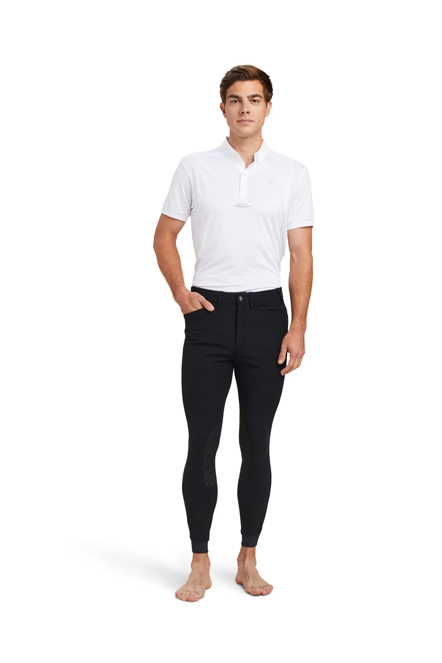 Ariat Tri Factor Frost Men's Insulated Knee Patch Breeches 6 Ariat Tri Factor Frost Men's Insulated Knee Patch Breeches - Image 4