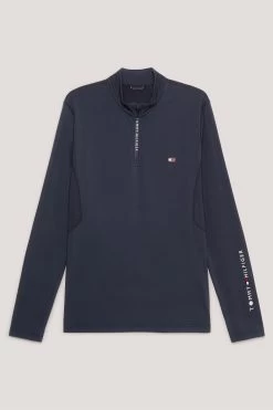 Tommy Hilfiger Equestrian 1/4 Zip Men' S Thermo Shirt -Sports - Equestrian Riding Shop J6QQJ 085 01
