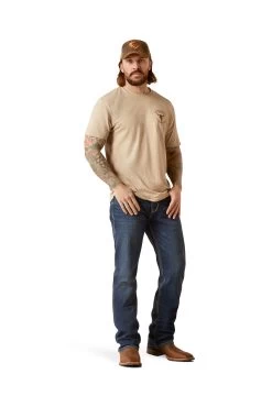 Ariat Bison Skull Men's T-Shirt -Sports - Equestrian Riding Shop P0H0F 710 04