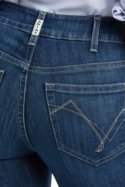 Ariat Women's Real Perfect Rise Abby Straight Jeans -Sports - Equestrian Riding Shop W9JGA 581 04