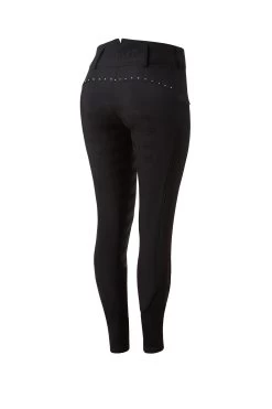 Horze Women's High Waist Softshell Thermo Breeches With Crystals