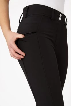 Horze Women's High Waist Softshell Thermo Breeches With Crystals 20 Horze Women's High Waist Softshell Thermo Breeches With Crystals -Sports - Equestrian Riding Shop cp3592 bl 05