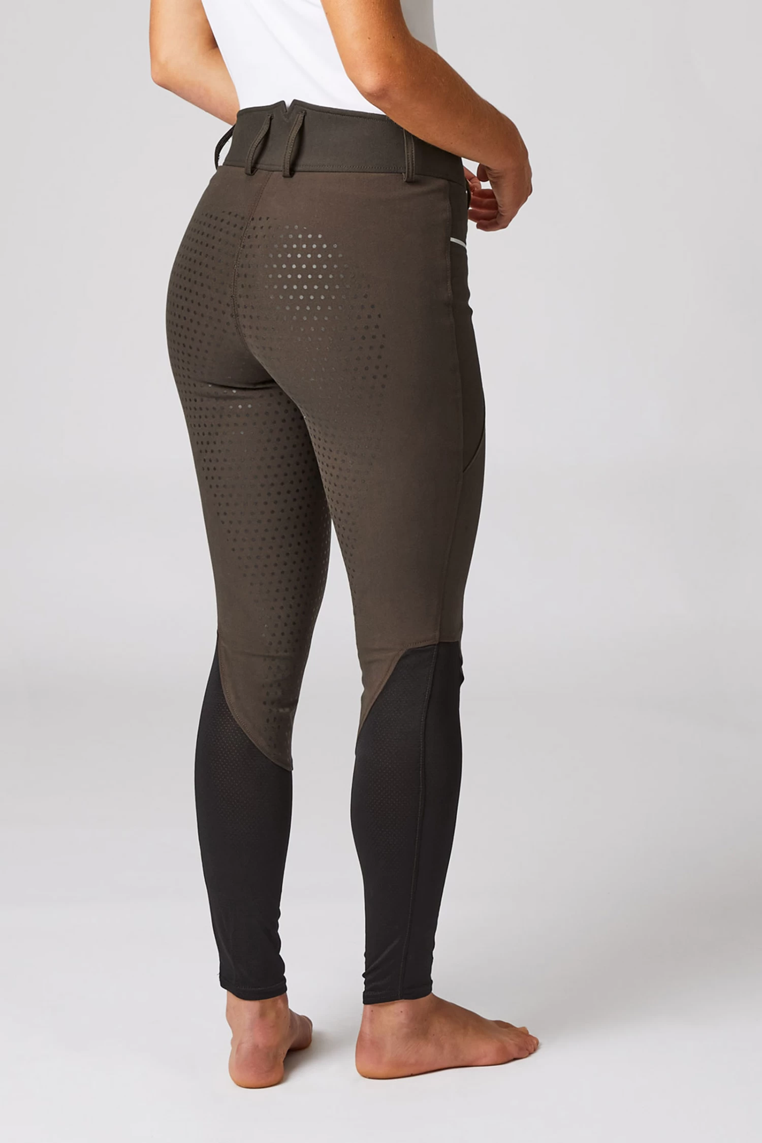 Women's High Waist Full Seat Breeches With Mesh 22 Women's High Waist Full Seat Breeches With Mesh - Image 20