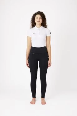 Women's Riding Tights With Silicone Full Seat And High Waist 24 Women's Riding Tights With Silicone Full Seat And High Waist -Sports - Equestrian Riding Shop cp3675 bl 03