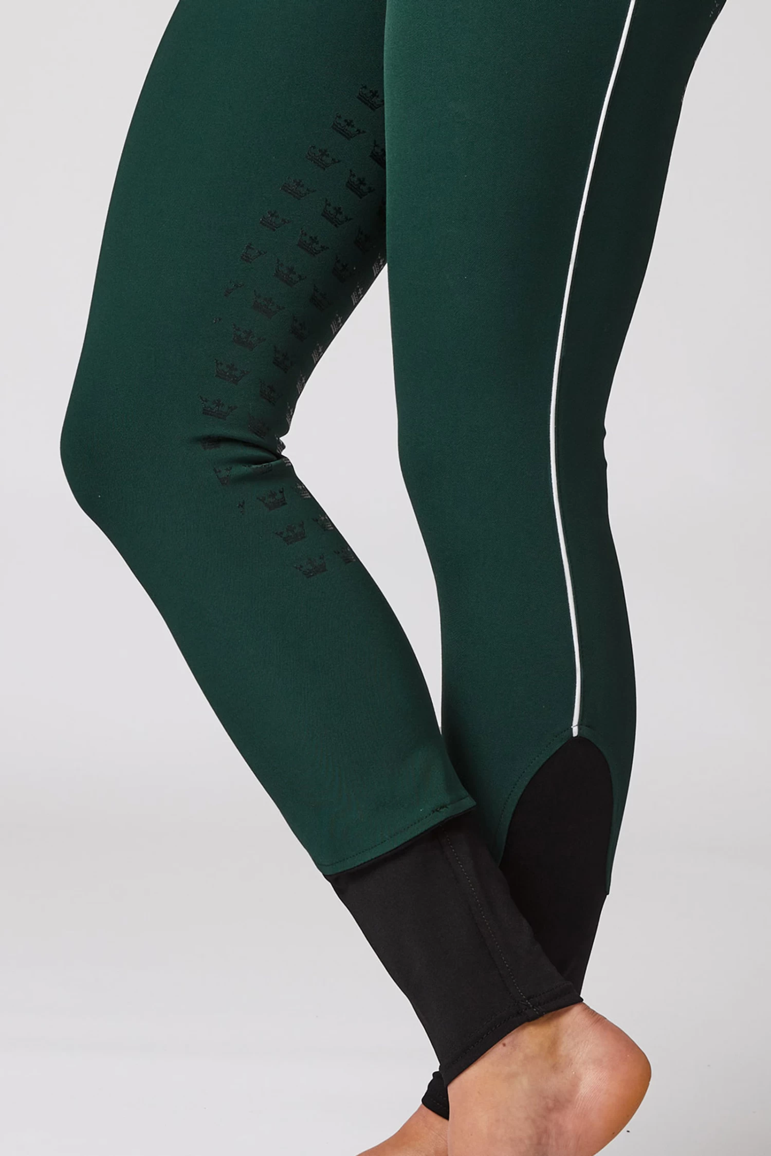 Women's High Waist Full Seat Breeches With Contrasting Piping 15 Women's High Waist Full Seat Breeches With Contrasting Piping - Image 13