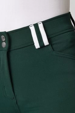 Women's High Waist Full Seat Breeches With Contrasting Piping 35 Women's High Waist Full Seat Breeches With Contrasting Piping -Sports - Equestrian Riding Shop cp3685 pdgr 07