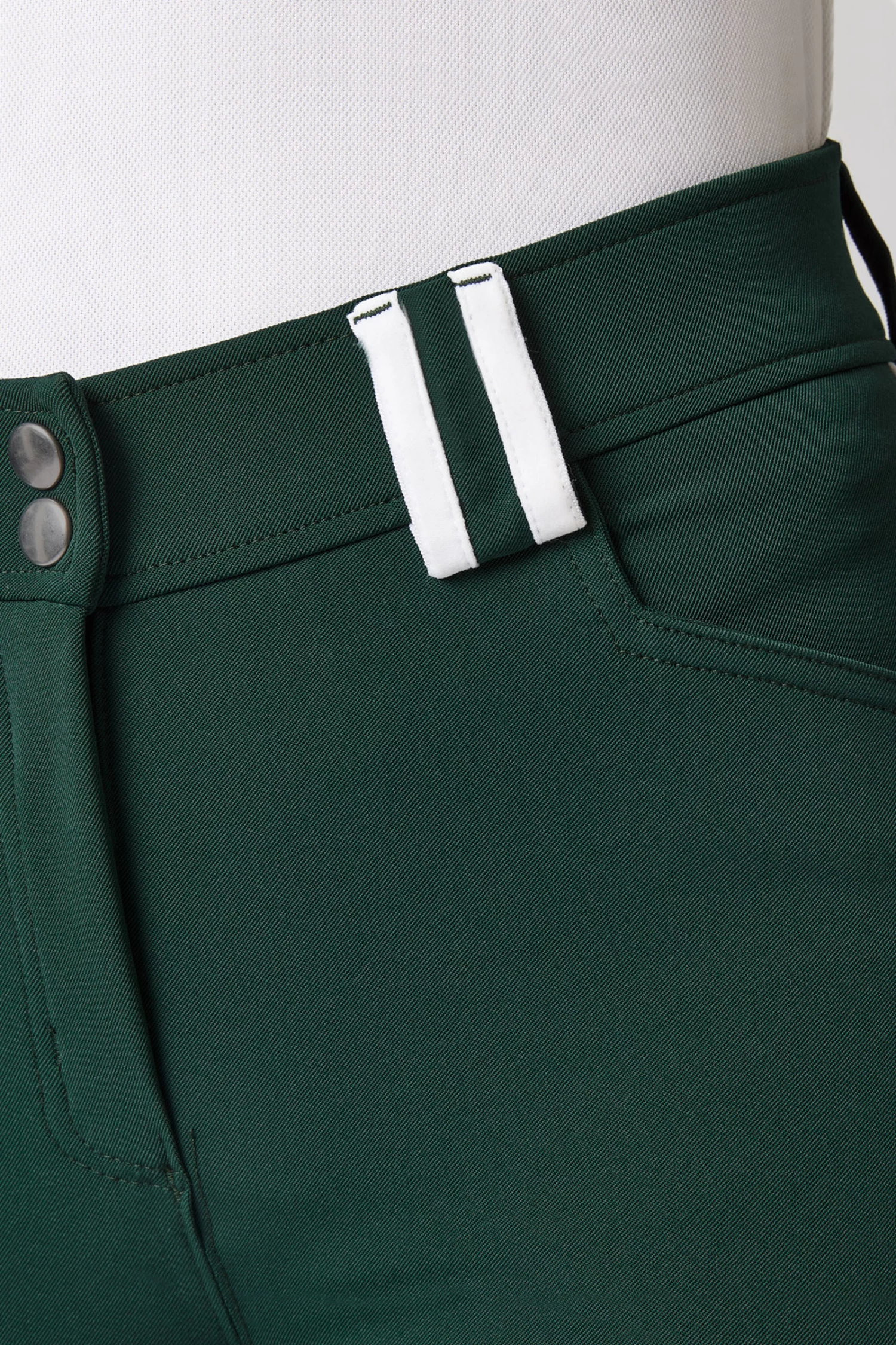 Women's High Waist Full Seat Breeches With Contrasting Piping 16 Women's High Waist Full Seat Breeches With Contrasting Piping - Image 14