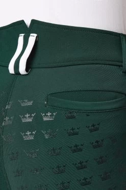 Women's High Waist Full Seat Breeches With Contrasting Piping 36 Women's High Waist Full Seat Breeches With Contrasting Piping -Sports - Equestrian Riding Shop cp3685 pdgr 08