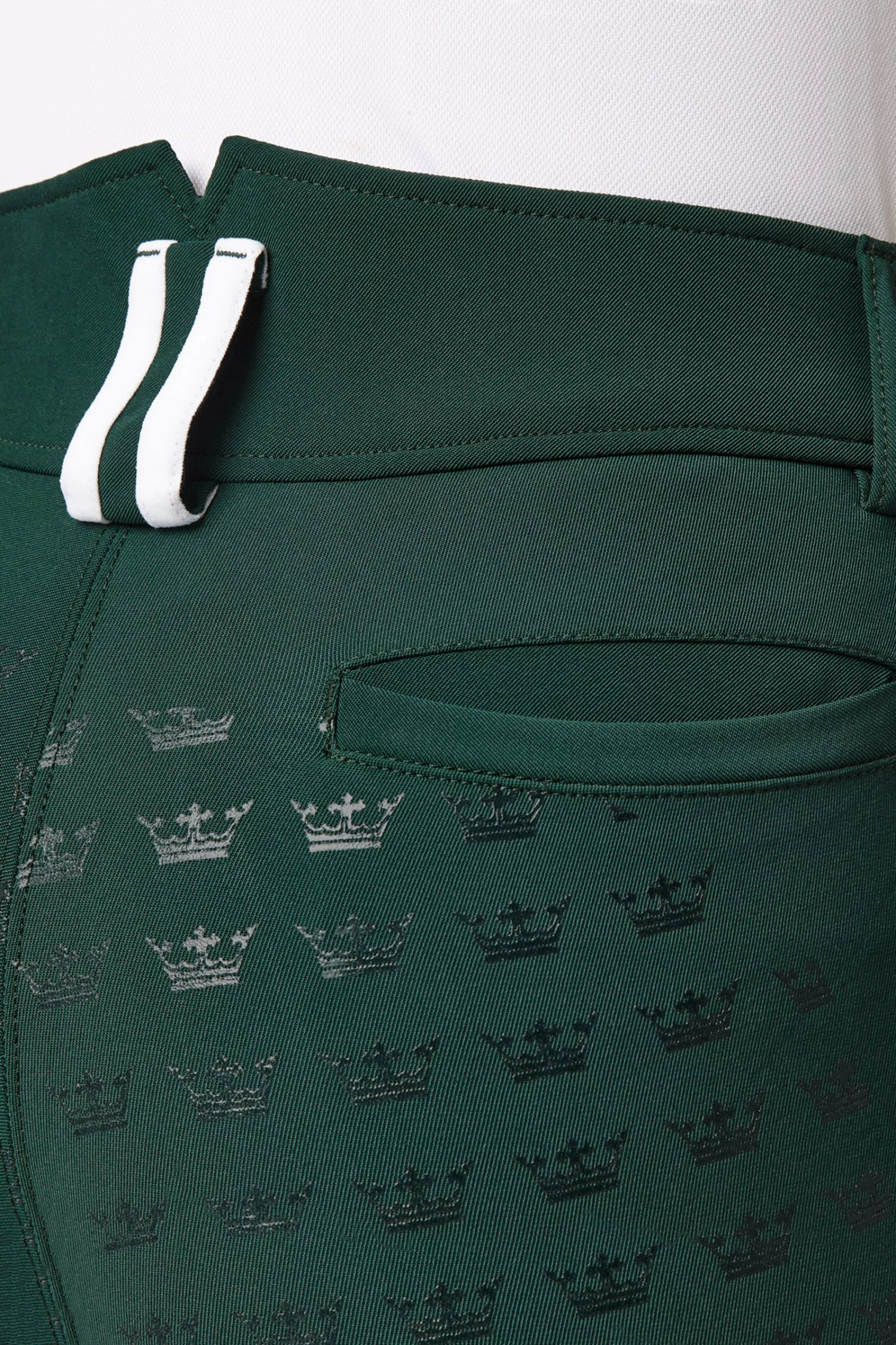 Women's High Waist Full Seat Breeches With Contrasting Piping 17 Women's High Waist Full Seat Breeches With Contrasting Piping - Image 15