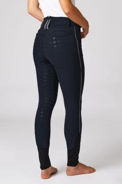 Women's High Waist Full Seat Breeches With Contrasting Piping 25 Women's High Waist Full Seat Breeches With Contrasting Piping -Sports - Equestrian Riding Shop cp3685 vdb 05