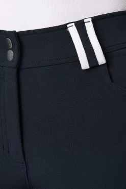 Women's High Waist Full Seat Breeches With Contrasting Piping 27 Women's High Waist Full Seat Breeches With Contrasting Piping -Sports - Equestrian Riding Shop cp3685 vdb 07