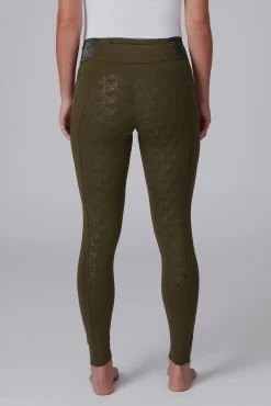 Women's Full Seat Riding Tights With Glitter Waist 32 Women's Full Seat Riding Tights With Glitter Waist -Sports - Equestrian Riding Shop cp3690 br 04