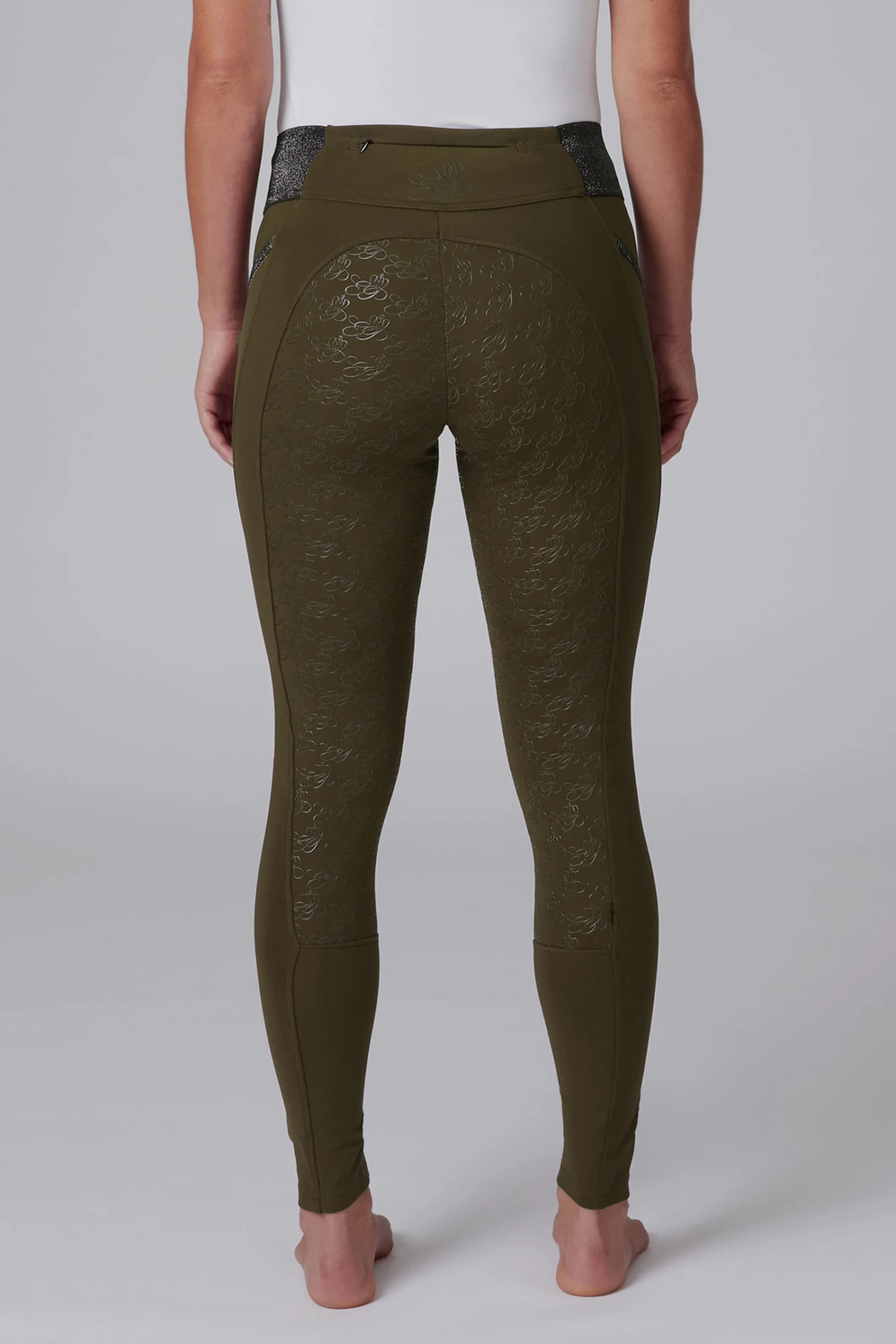 Women's Full Seat Riding Tights With Glitter Waist 13 Women's Full Seat Riding Tights With Glitter Waist - Image 11